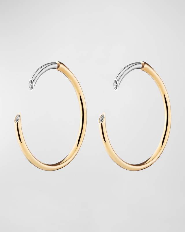 Gigi Two-Tone Hoops