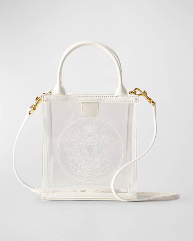 Small Crest Clear Tote Bag