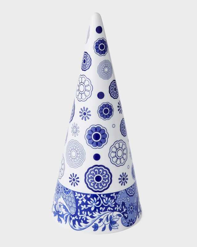 Blue Italian Spokes Topiary, 10"