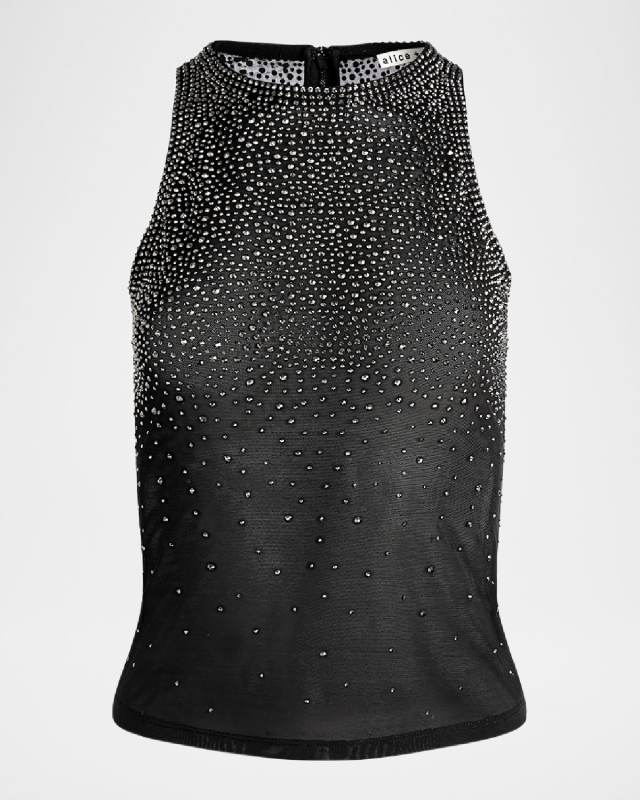 Pania Embellished Racerback Tank Top