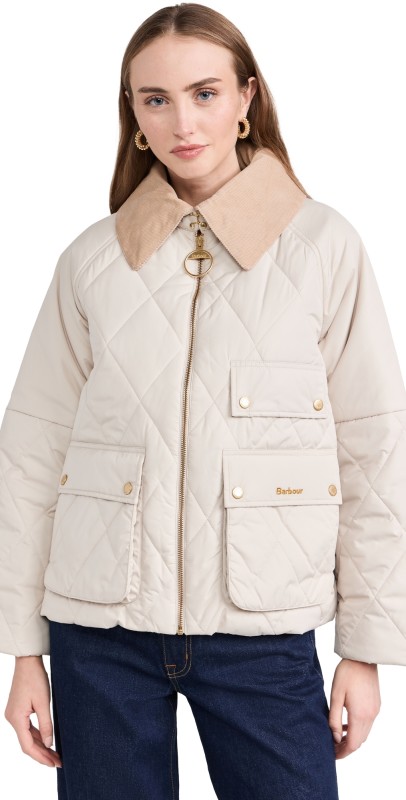 Barbour Barbour Milby Quilt Jacket Oatmeal/Ancient