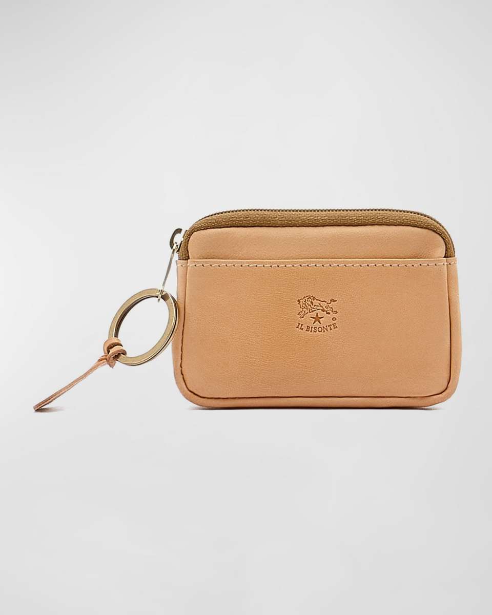 Classic Zip Leather Card Holder