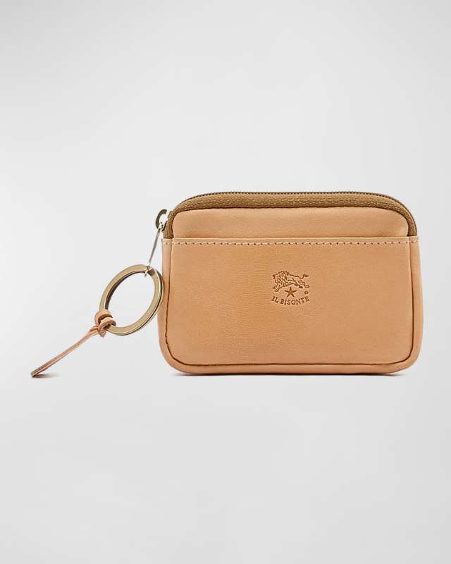 Classic Zip Leather Card Holder