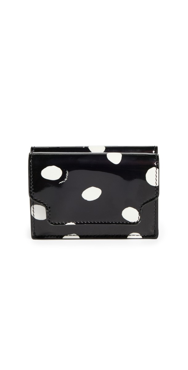 Marni Trifold Wallet Black/White