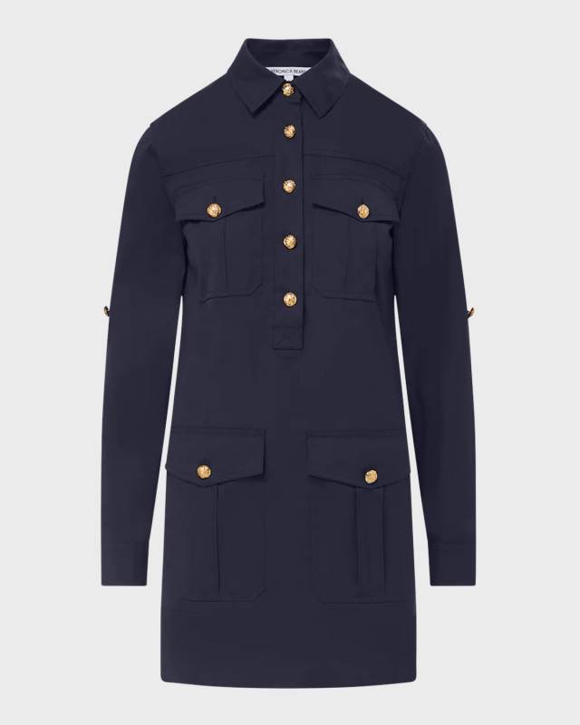 Saude Long-Sleeve Utility Dress
