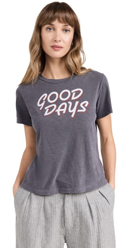 SUNDRY Good Days Boxy Tee Pigment Black