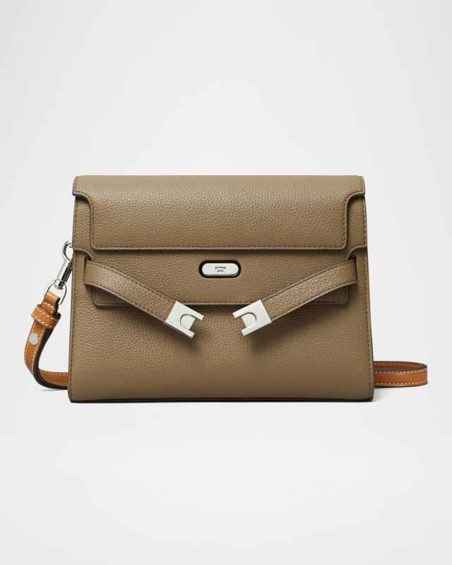 Lee Radziwill Pebbled Leather Shoulder Bag