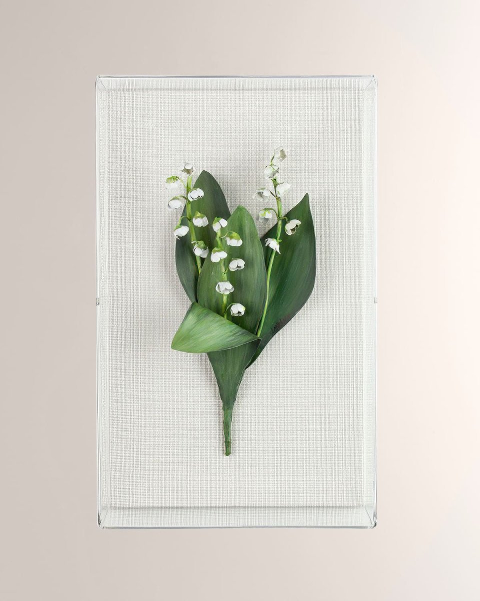 Lily of the Valley May Birth Flower Wall Art