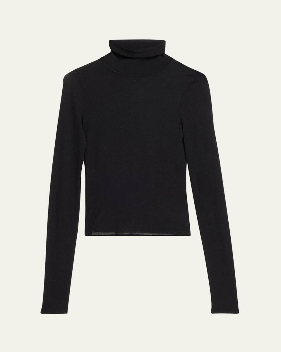 Hayes Fine Merino Turtleneck Top