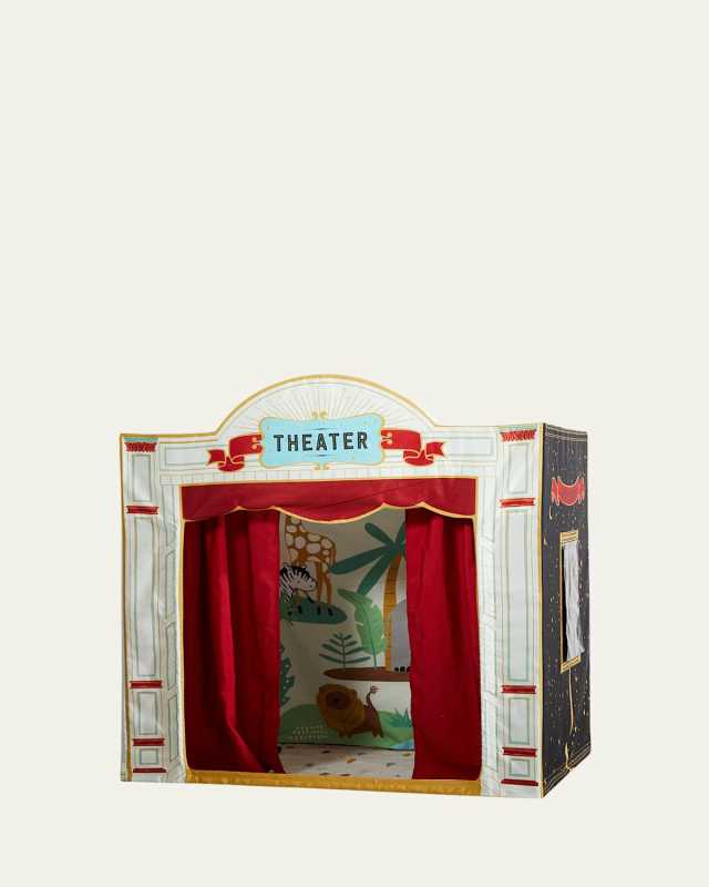 Theater Playhouse with Plush Microphone