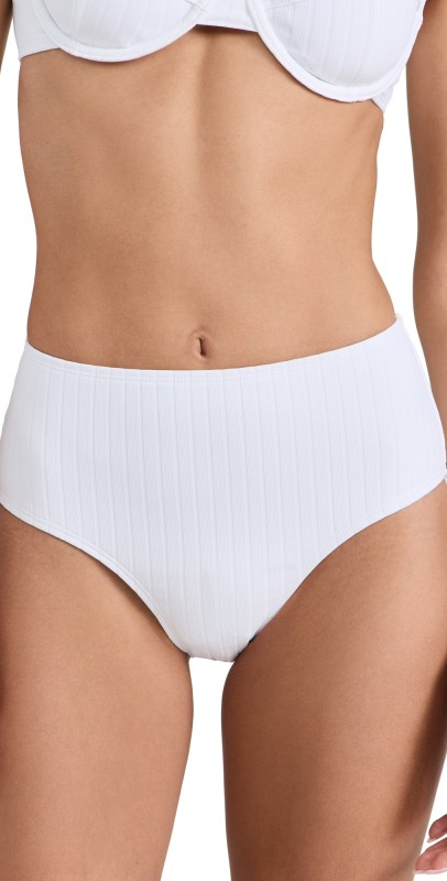Solid & Striped The Lilo Bikini Bottoms Marshmallow