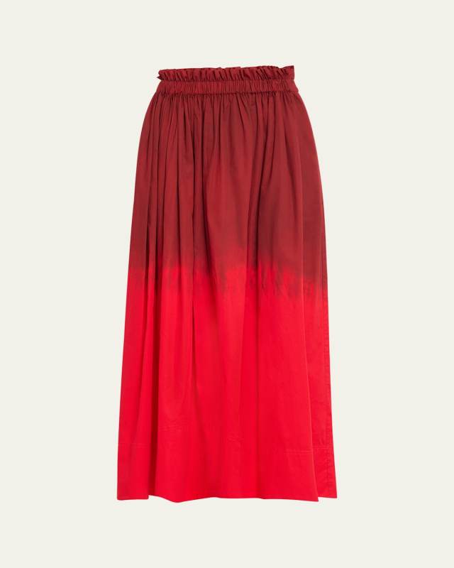 Gina Dip Dyed Midi Skirt