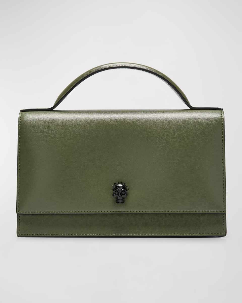 Medium Skull Top-Handle Bag