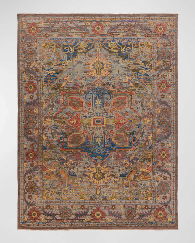 Cappadocia Sage Hand-Knotted Rug, 8' x 11'