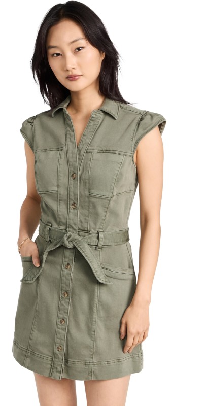 PAIGE Jaxsyn Dress Vintage Ivy Green