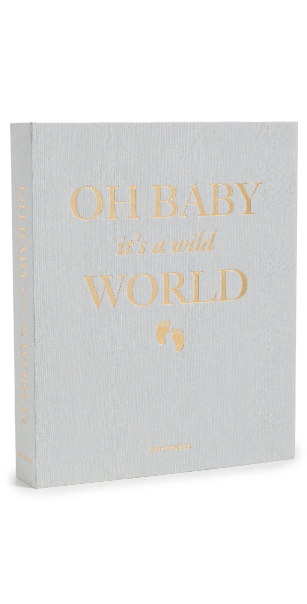 Printworks Baby It's a Wild World Photo Album Grey