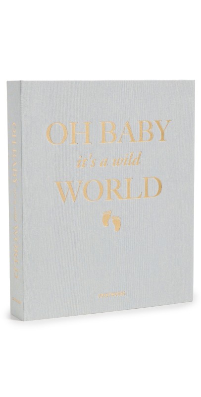 Printworks Baby It's a Wild World Photo Album Grey