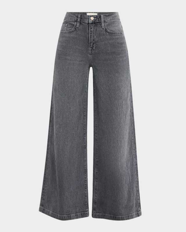 Fonda High-Rise Wide-Leg Jeans