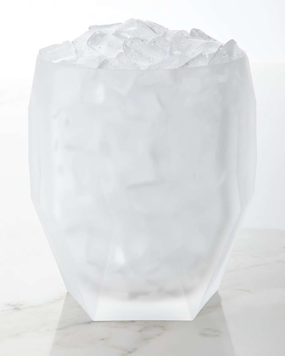 Antarctica Frost Acrylic Ice Bucket, Clear