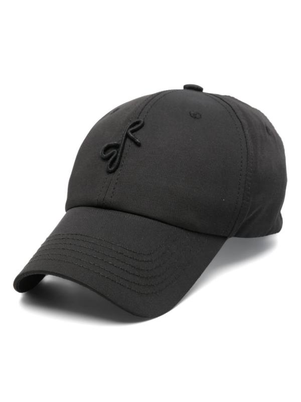 logo-embroidered cotton cap