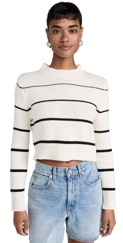 Z Supply Milan Stripe Sweater Natural
