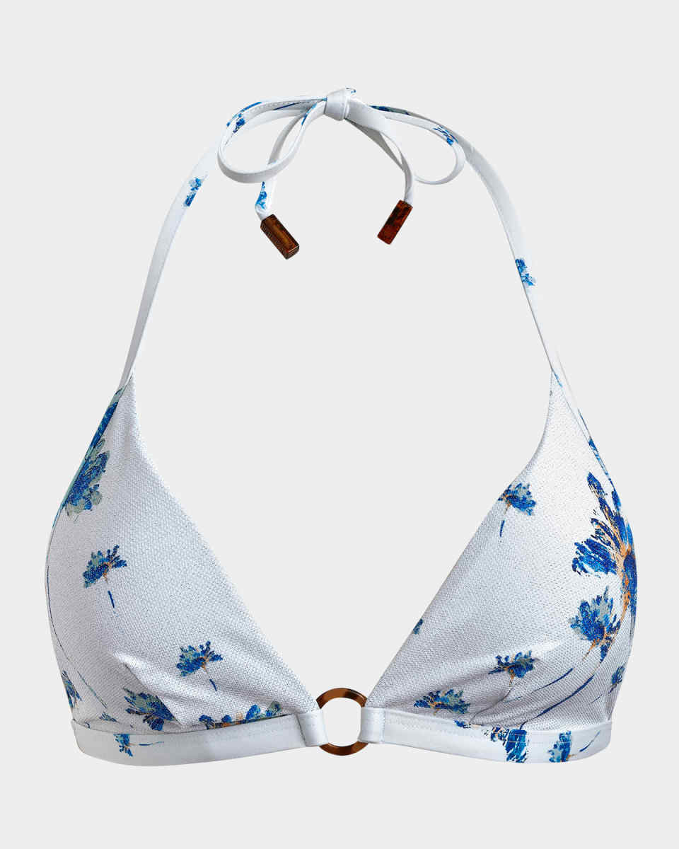 Herbier Shiny Jersey Triangle Bikini Top