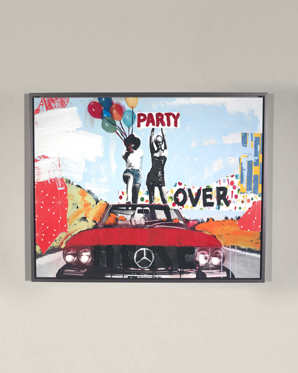 "Party Over Here" Giclee Wall Art by Elige