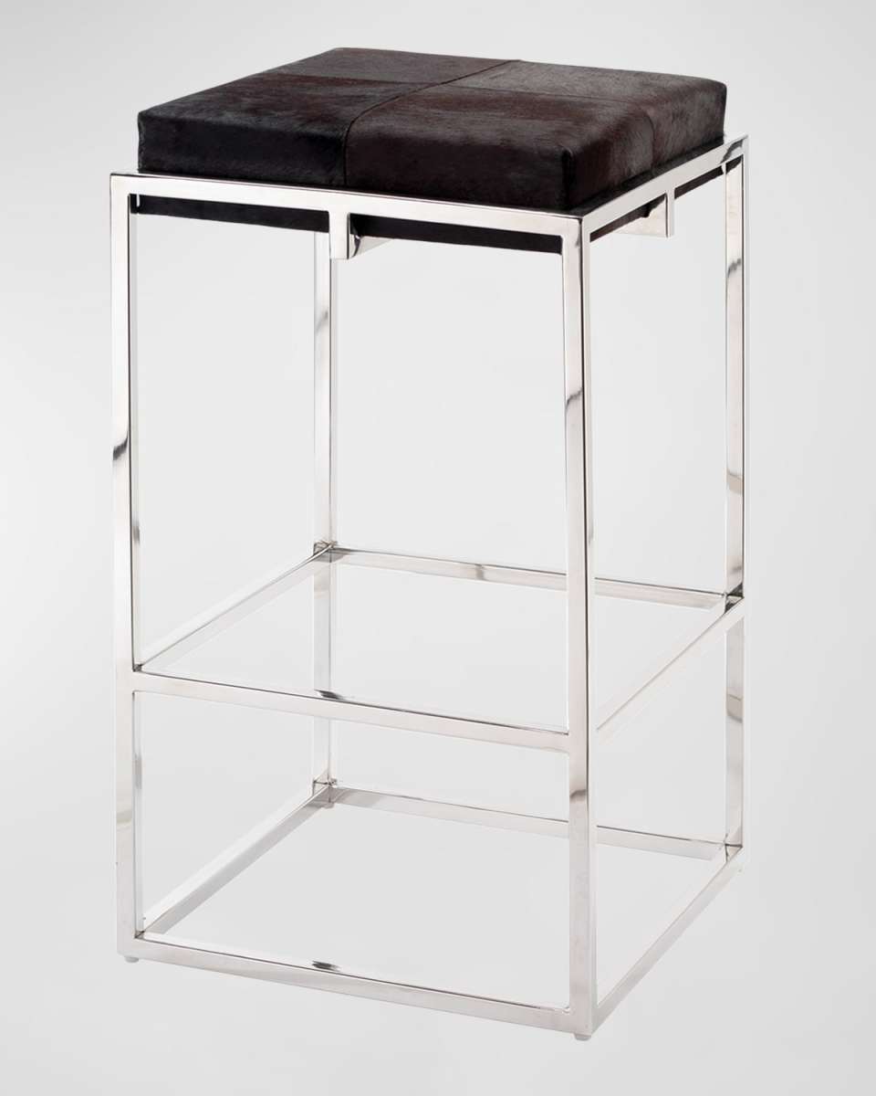 Shelby Hairhide Bar Stool 33"