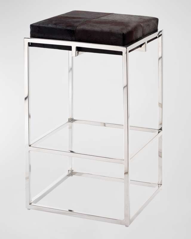 Shelby Hairhide Bar Stool 33"