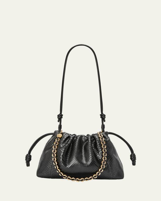 Flamenco Python Shoulder Bag
