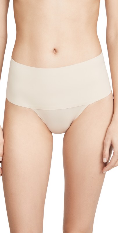 SPANX SPANXsmooth Undie-tectable Thong Very Black