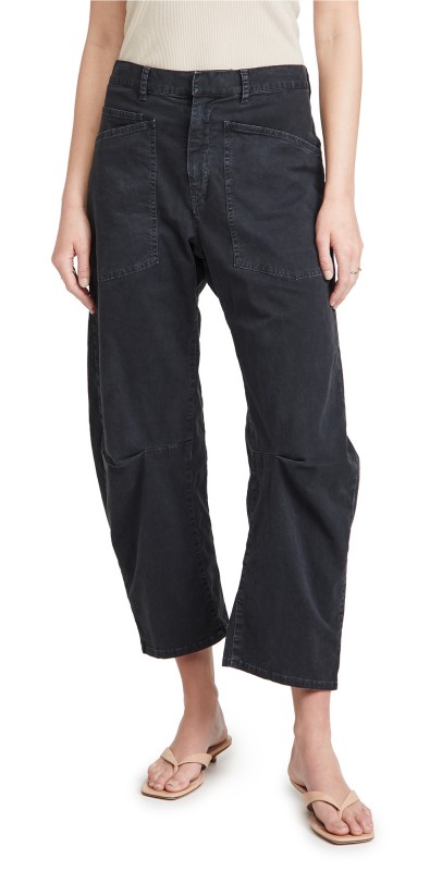 Nili Lotan Shon Twill Pants Carbon