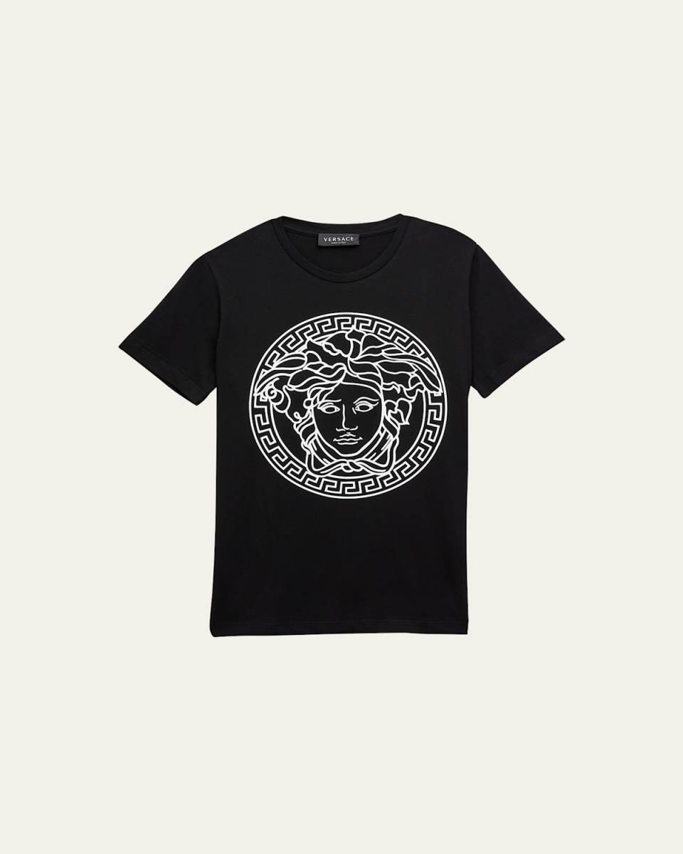 Kid's Medusa Head Crest T-Shirt, Size 8-14