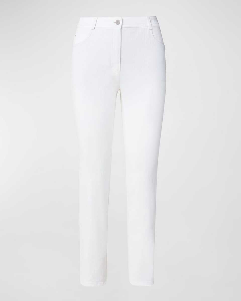 Maru Slim-Leg Ankle Stretch Denim Pants