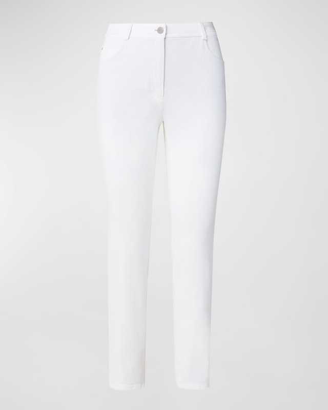 Maru Slim-Leg Ankle Stretch Denim Pants