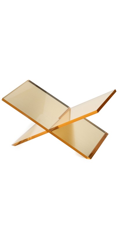 Tizo Design Lucite Book Stand Gold Gold
