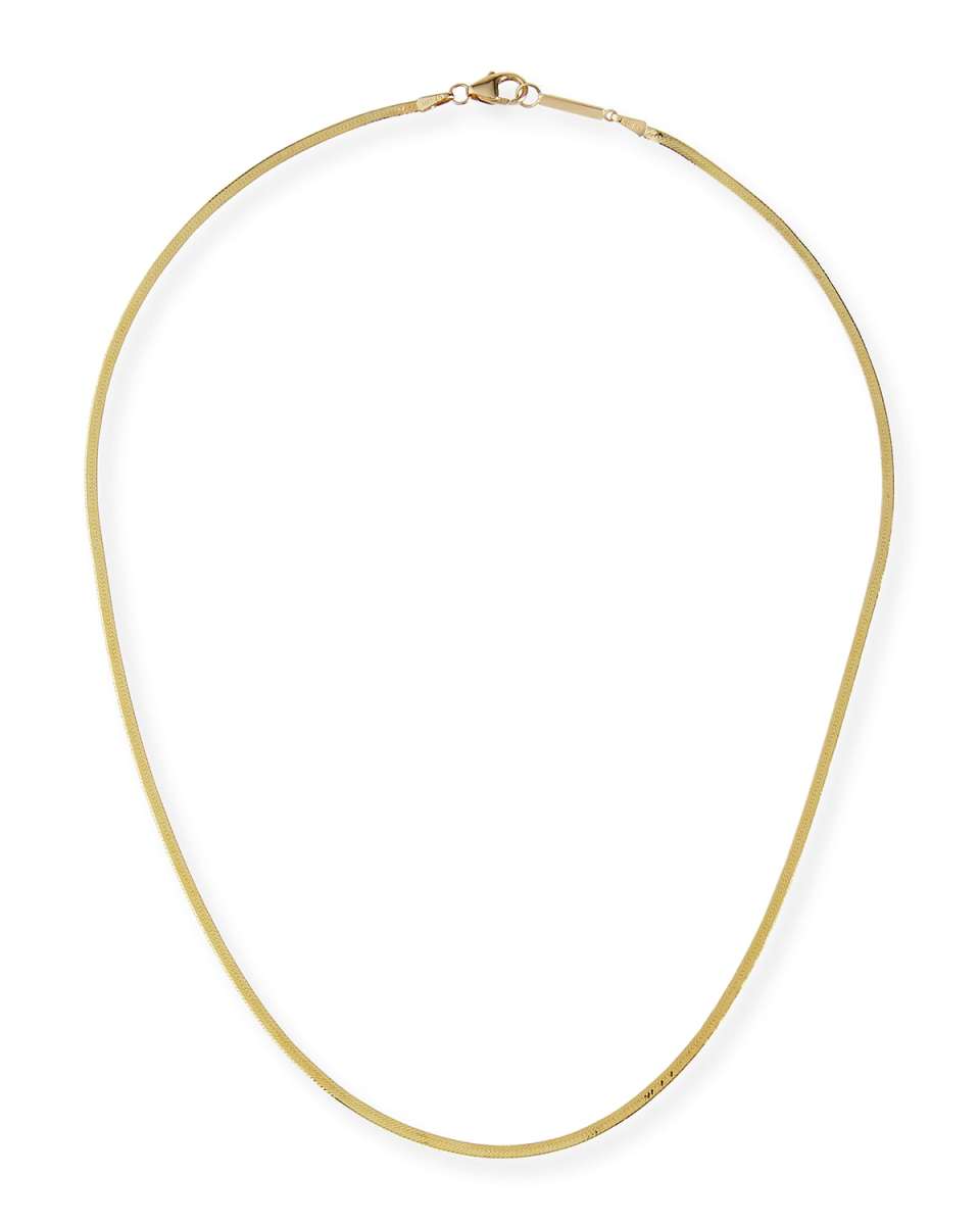 14k Liquid Gold Thin Chain Choker