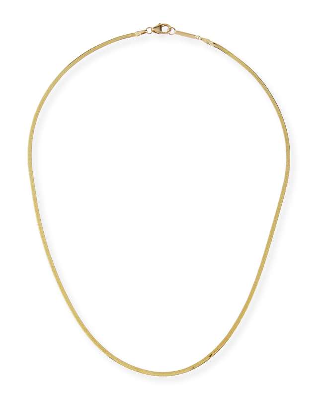 14k Liquid Gold Thin Chain Choker