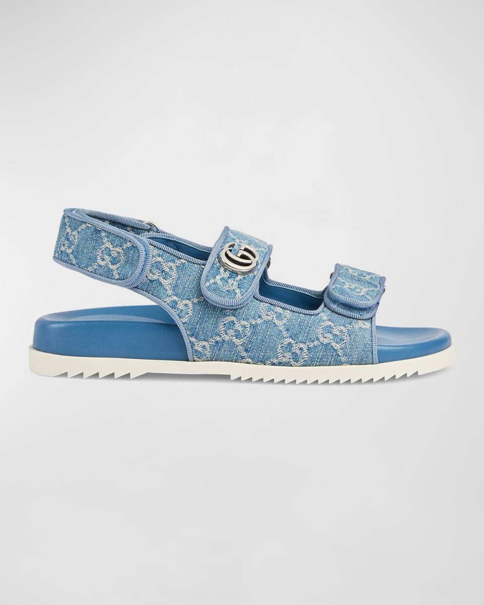 Moritz Monogram Easy Slingback Sandals