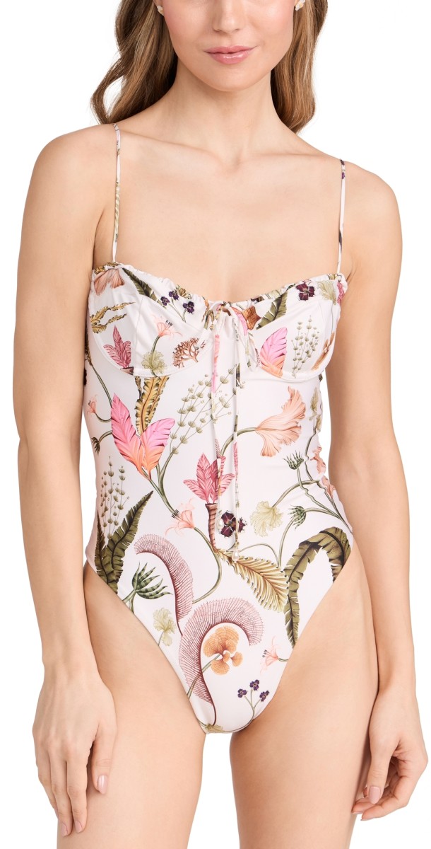Agua by Agua Bendita Ebano Habitat One Piece Swimsuit Multicolor
