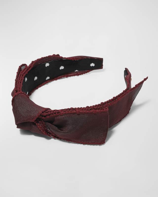 Sheer Shirley Bow Headband