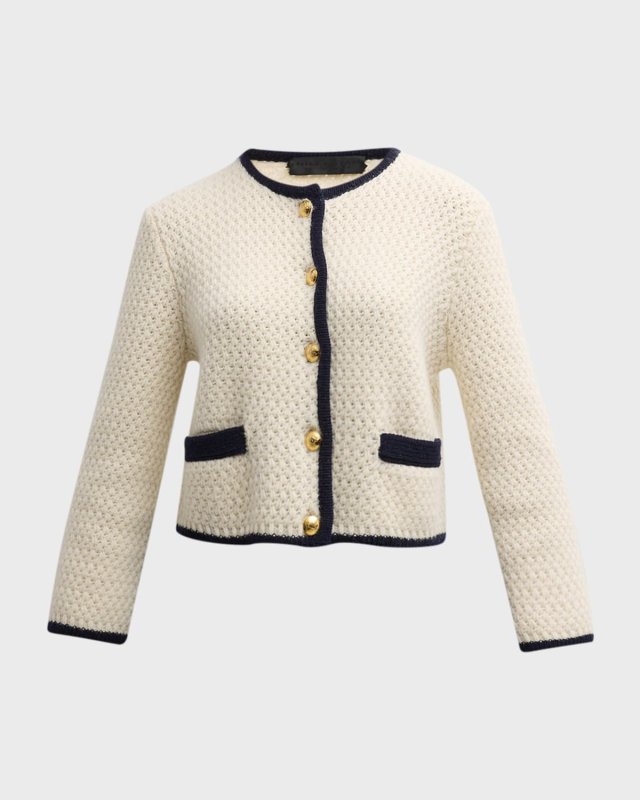 Perah Contrast-Trimmed Wool Jacket