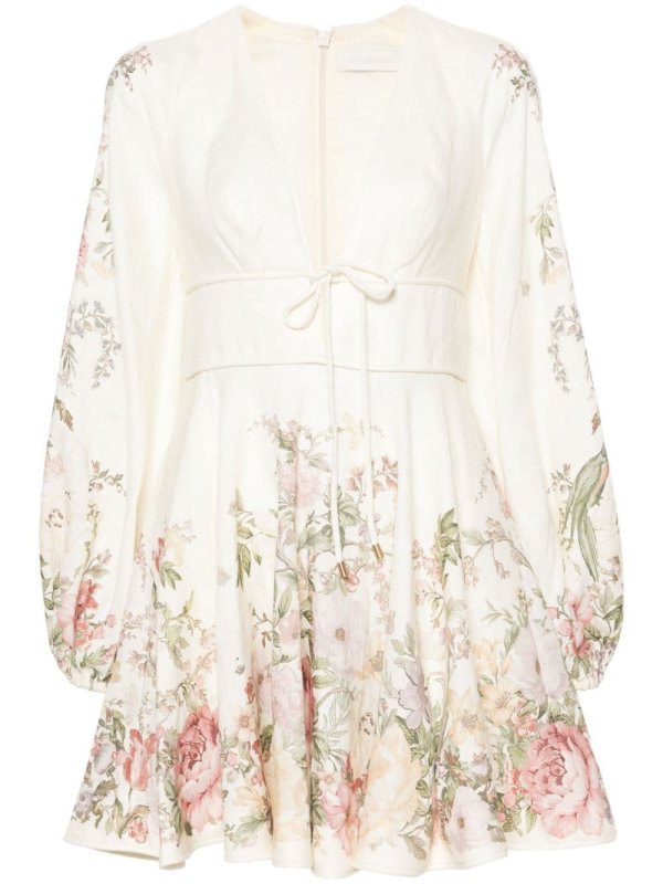 Waverly linen minidress