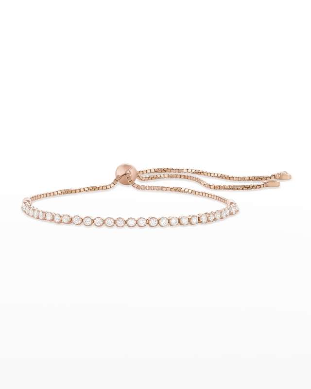 Rose Gold Diamond Tennis Bracelet