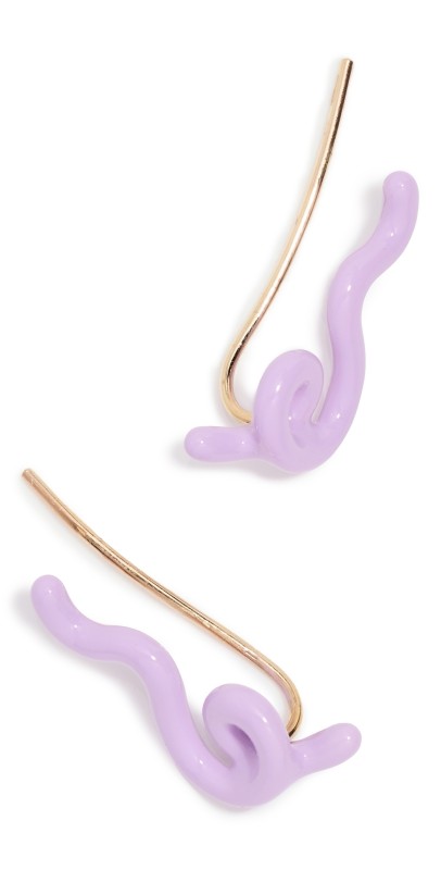 Bea Bongiasca Wave Earrings Wisteria