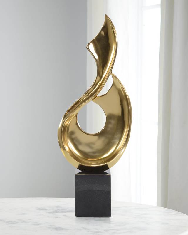 Brass Virage Sculpture