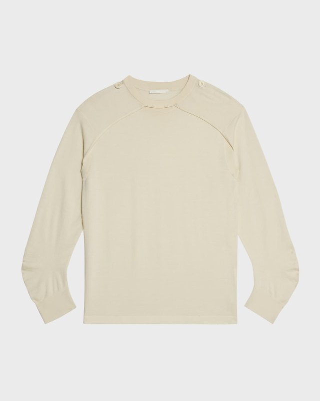 Crewneck Top with Shru