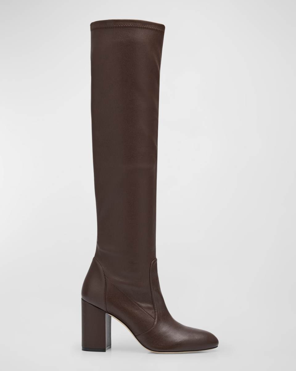 Yuliana Leather Knee Boots