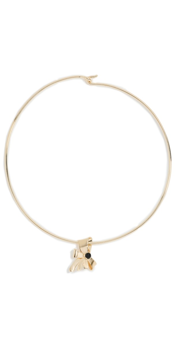 Jennifer Zeuner Jewelry Brynn Choker Necklace Yellow Vermeil