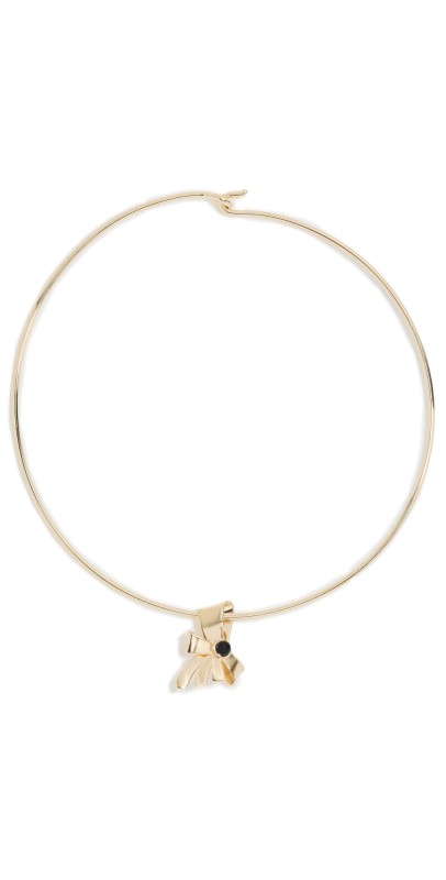 Jennifer Zeuner Jewelry Brynn Choker Necklace Yellow Vermeil